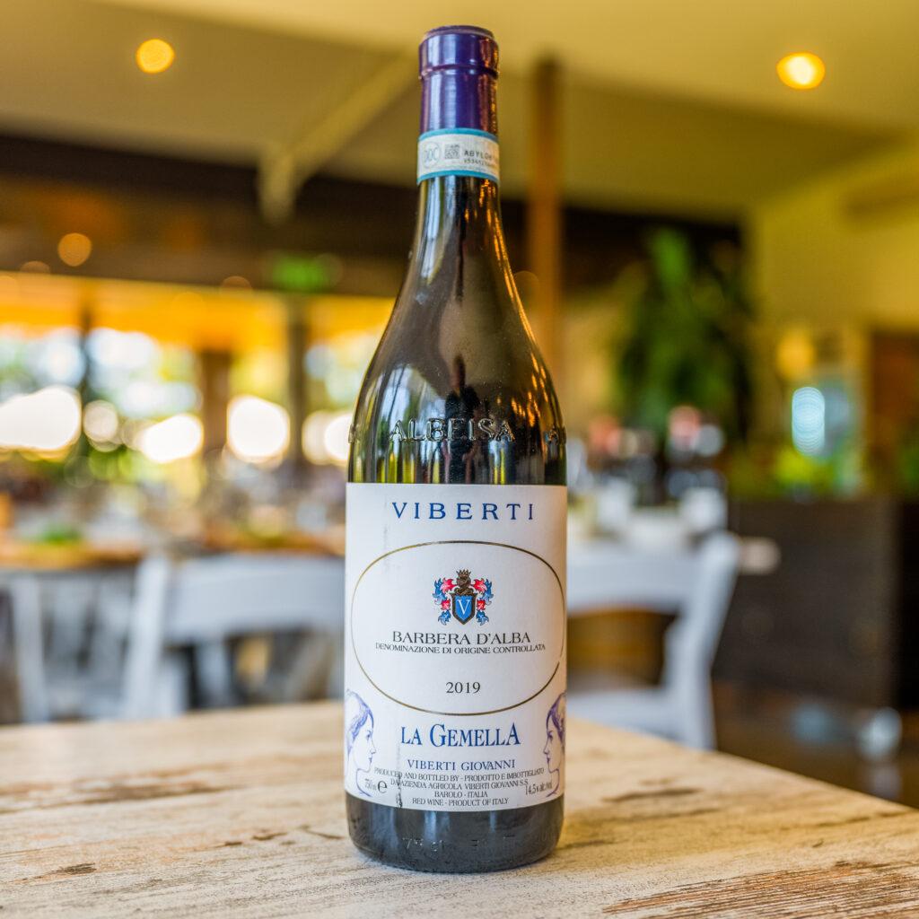 Barbera wine divino ristorante